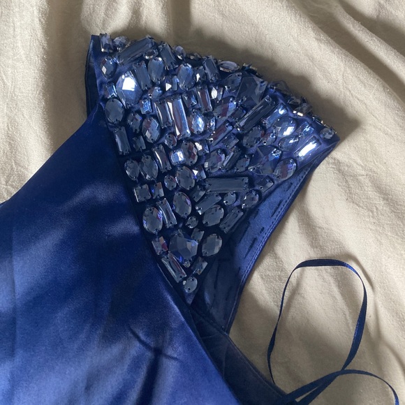 Royal blue formal dress and size Small. - Picture 2 of 4